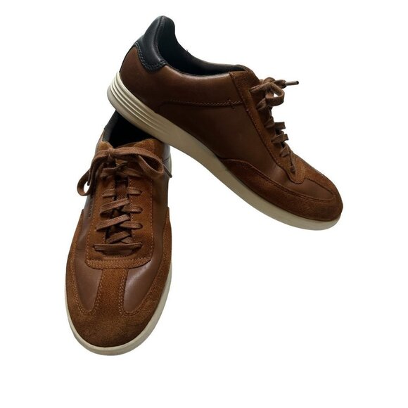 Cole Haan Other - Cole Haan, Brown leather and suede tennis shoe Men's size 8